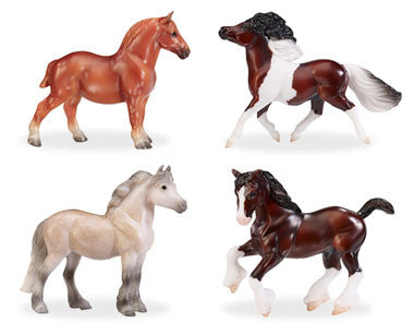 Ponies and Draughts 4-Piece Set
