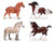 Ponies and Draughts 4-Piece Set