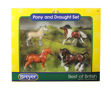 Ponies and Draughts 4-Piece Set