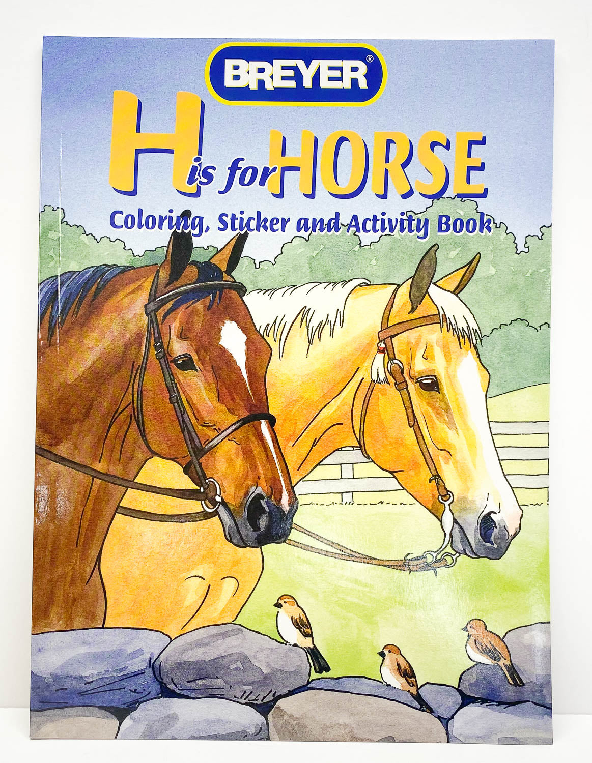 Coloring and Sticker Book by Breyer ~ "H Is For Horse"