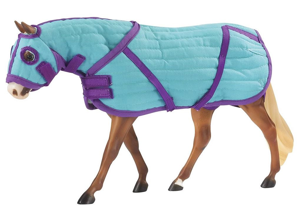 Quilted Stable Blanket and Hood