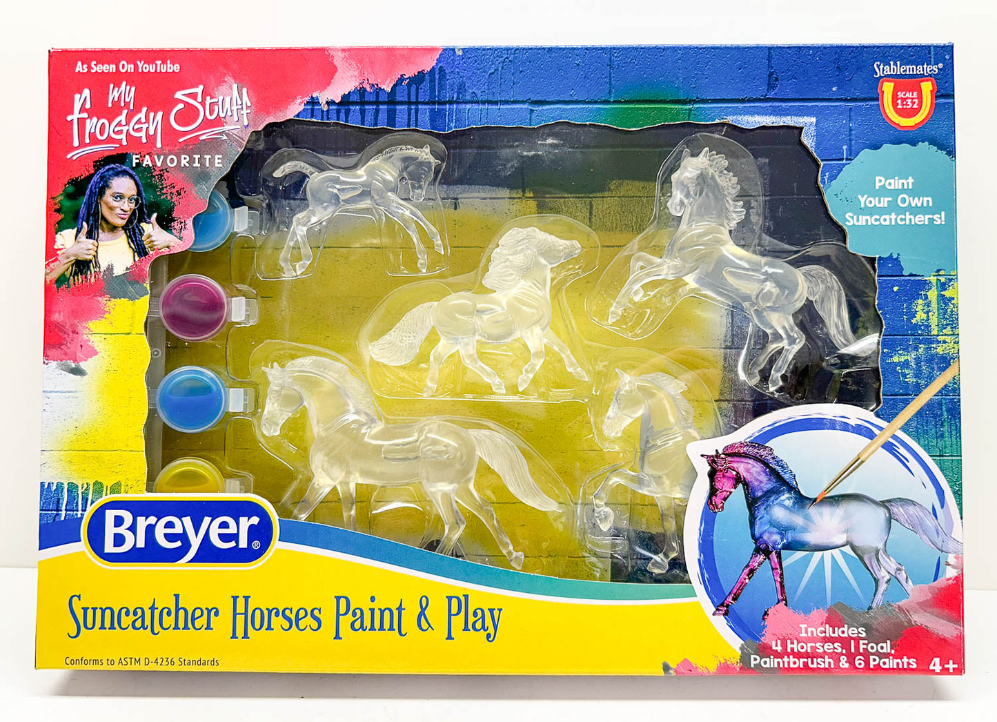 Suncatcher Horses Paint & Play Set