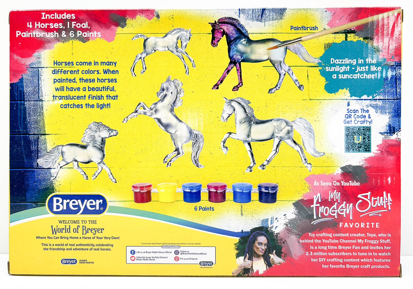 Breyer SUNCATCHER HORSES Paint And Play Set Breyer SUNCATCHER HORSES Paint And Play Set