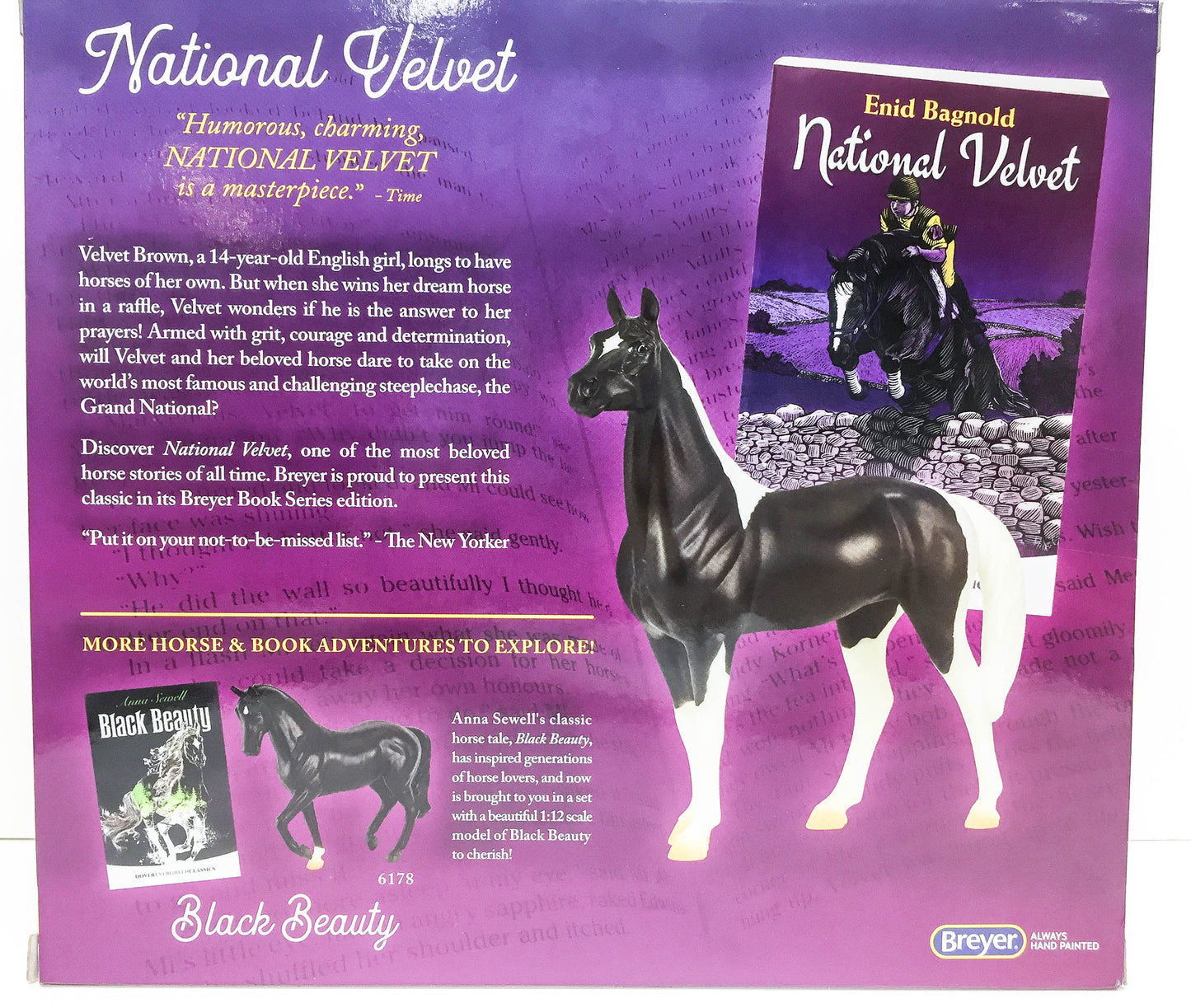 Standing Thoroughbred ~ National Velvet - Book and Model Set