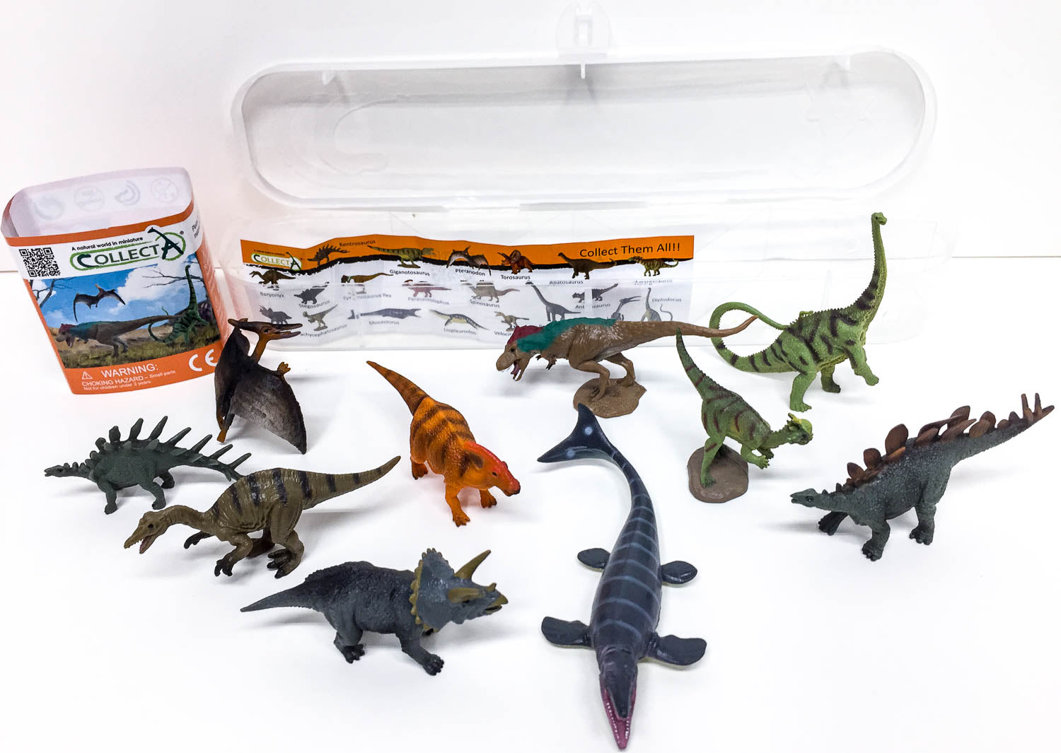 Box of Mini Dinosaurs - triple-mountain