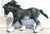 Clydesdale Stallion, Blue Roan - triple-mountain