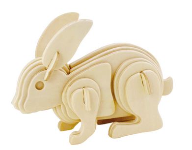 3D Wood Puzzle ~ Bunny Rabbit
