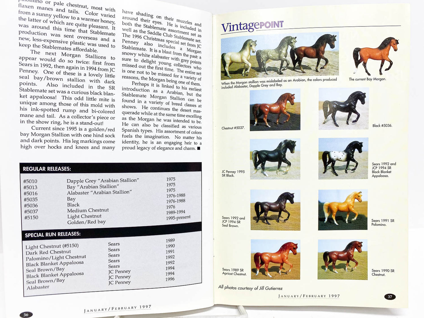 Just About Horses Magazine Vol. 24, No. 1, 1997 Jan/Feb