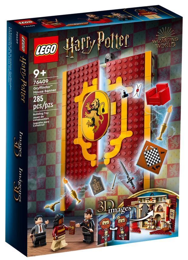 Række ud Egetræ Jeg er stolt LEGO Harry Potter™ ~ Gryffindor™ House Banner (Opens to House Common R –  Triple Mountain Model Horses