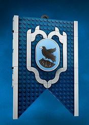 Ravenclaw house wall banner - sala comum do castelo de hogwarts
