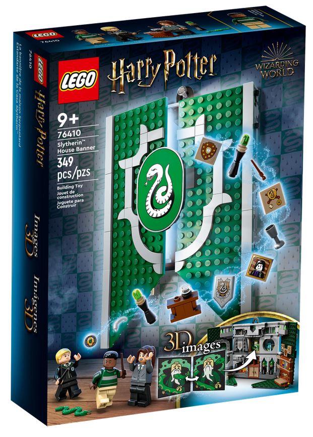 LEGO® Harry Potter™ ~ Slytherin™ House Banner (Opens to House Common Room) #76410 349 Pieces