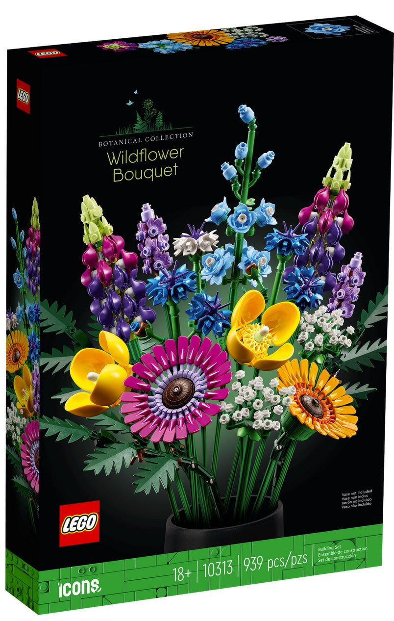 LEGO® Icons ~ Botanicals:  Wildflower Bouquet #10313 939 Pieces