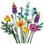 LEGO® Icons ~ Botanicals:  Wildflower Bouquet #10313 939 Pieces