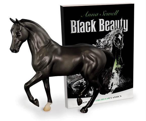 Warmblood Stallion ~ Black Beauty and Book Set