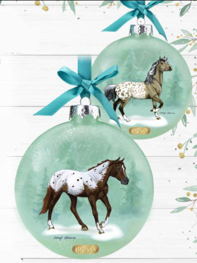 2020 Holiday Artist's Signature Ornament ~ Appaloosas