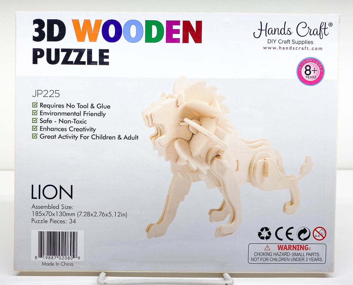 3D Wood Puzzle ~ Roaring Lion