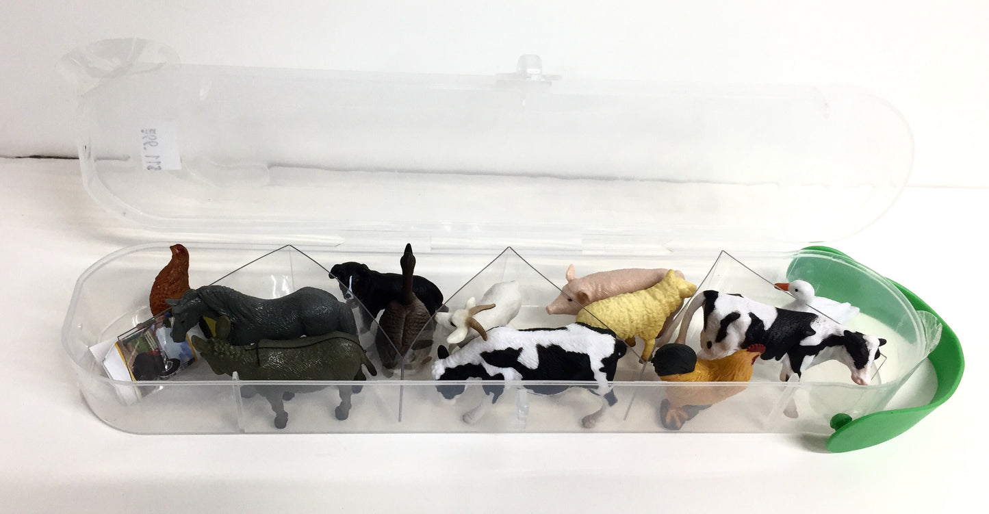 Box of Mini Farm Animals - triple-mountain