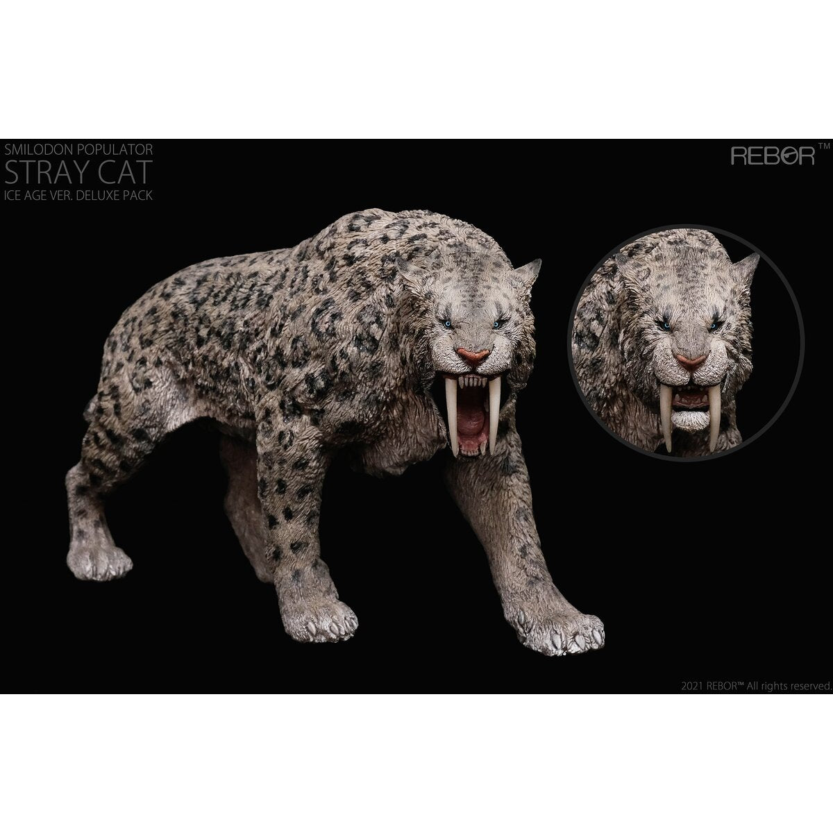 Smilodon ~ Stray Cat, Ice Age Version - REBOR Museum Class Replicas