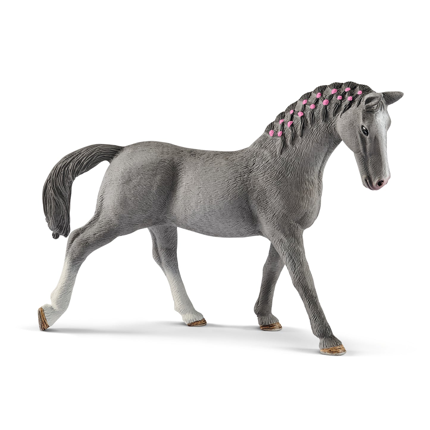 Trakehner Mare, Grey with Pink Ribbons